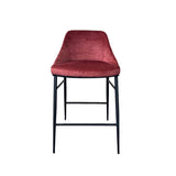 Tommy Franks Vai Barstool – Bella Velour Coral