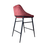 Tommy Franks Vai Barstool – Bella Velour Coral