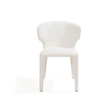 Tommy Franks Vela Dining Chair - Chex Polar Bouclé