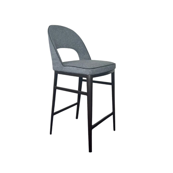 Tommy Franks Verna Bar Stool – Enzimi Dark Grey and Dark Bronze