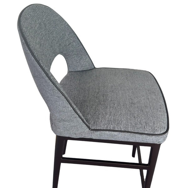 Tommy Franks Verna Bar Stool – Enzimi Dark Grey and Dark Bronze
