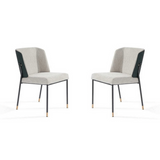 Tommy Franks Victor Dining Chair in Enzimi Cream – Set of 2