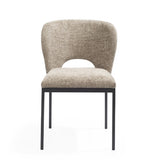 Tommy Franks Wolfie Dining Chair – Taupe – Set of 2