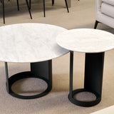 Tommy Franks Alban Coffee Table – Carrara Marble