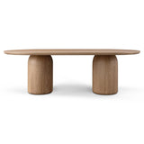 Tommy Franks Basilca Dining Table - 270cm - Ash Oak