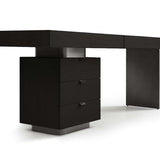 Tommy Franks Oston Office Desk – Smoke Oak – Left