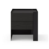 Tommy Franks Tunica Bedside Table – Black Oak – Set of 2