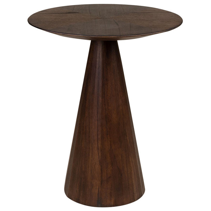 Trella Side Table in Mindi Wood - 50cm