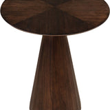 Trella Side Table in Mindi Wood - 50cm