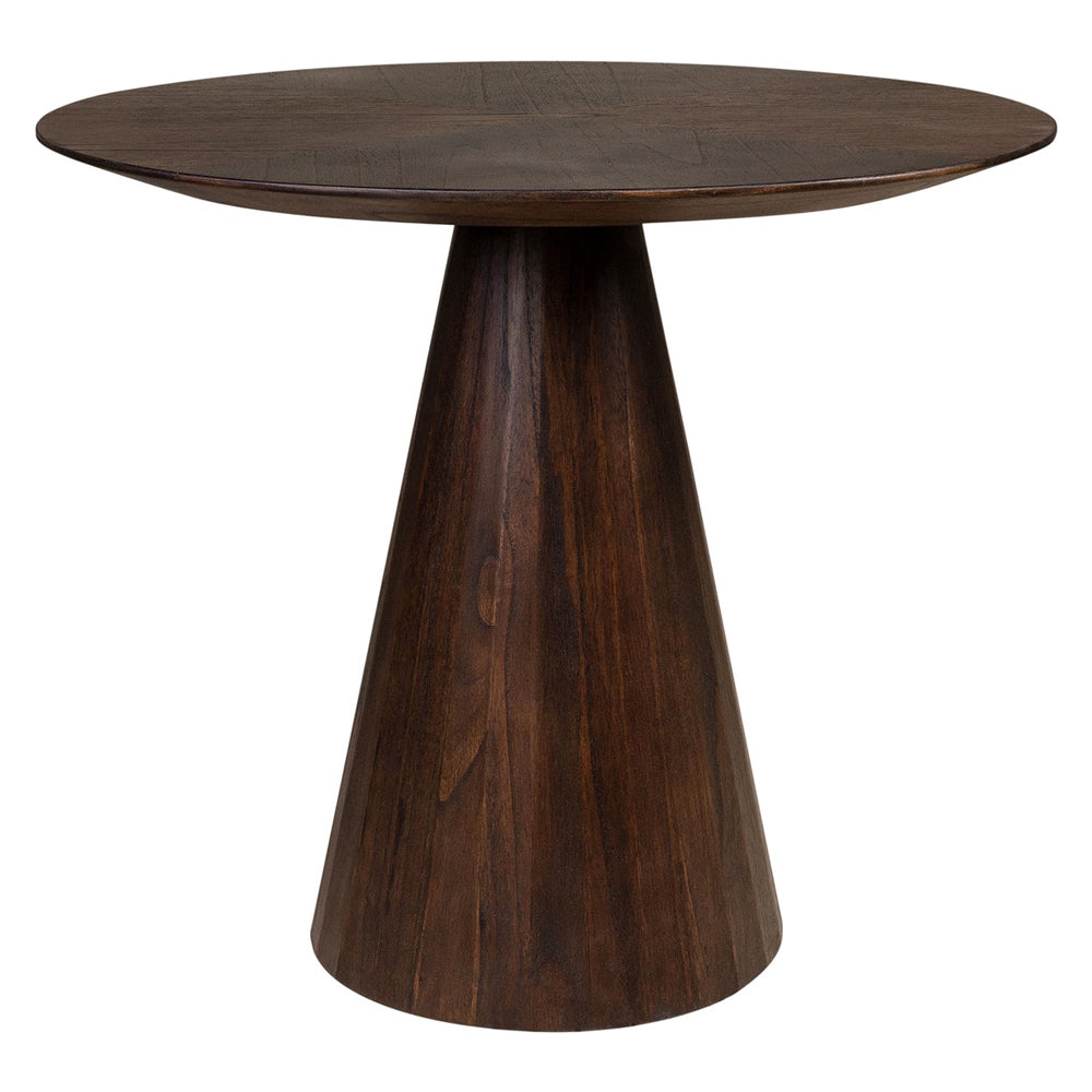 Trella Side Table in Mindi Wood - 70cm