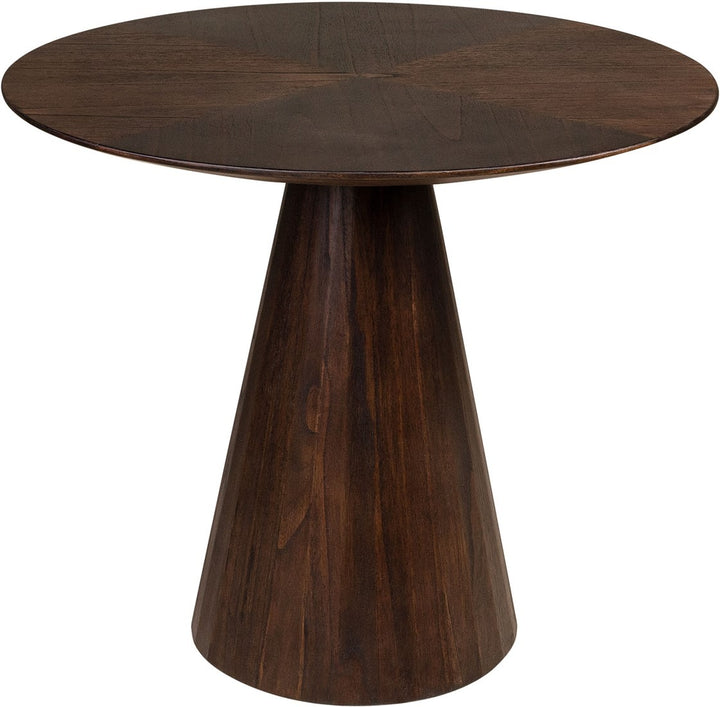 Trella Side Table in Mindi Wood - 70cm