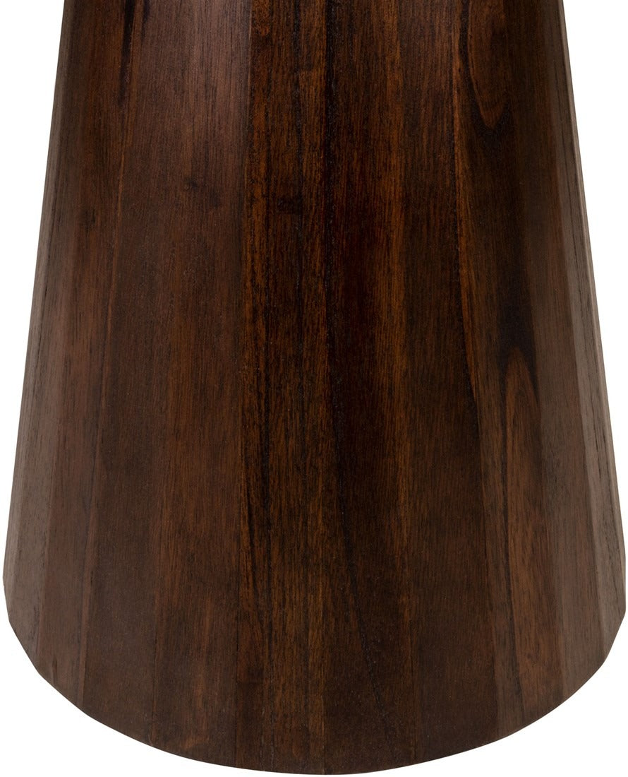 Trella Side Table in Mindi Wood - 70cm