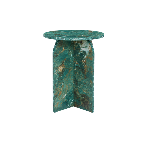 Twenty10 Designs Arco Side Table – Amazon Green Marble Effect