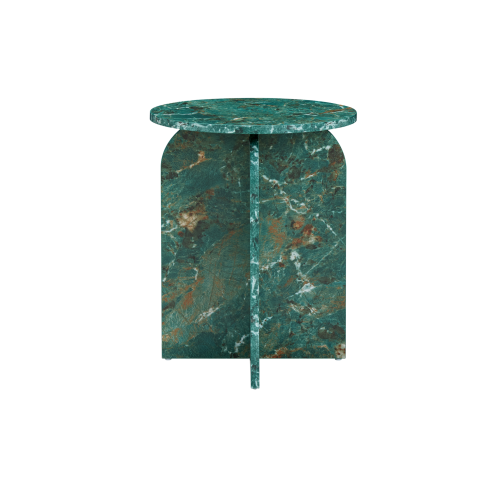 Twenty10 Designs Arco Side Table – Amazon Green Marble Effect