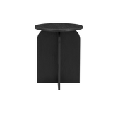 Twenty10 Designs Arco Side Table – Black Wood Grain Effect