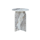 Twenty10 Designs Arco Side Table – Pandora Marble Effect