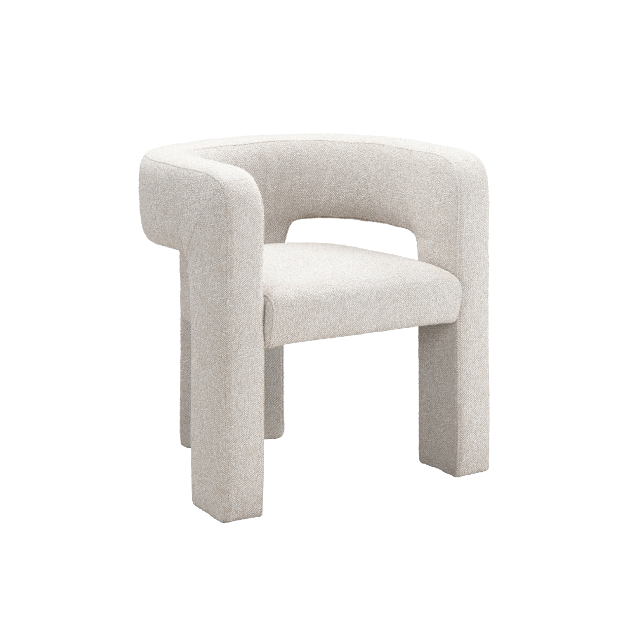 Twenty10 Designs Crescent Occasional Chair – Mink