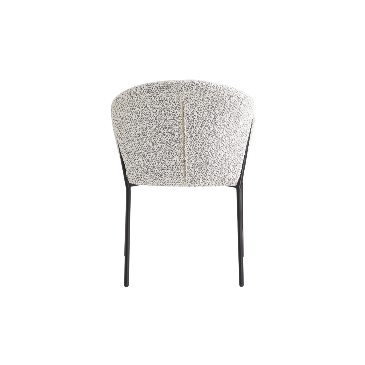 Twenty10 Designs Petal Dining Chair – Ivory and Taupe Boucle – Set of 2 (CRIB5)