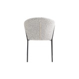 Twenty10 Designs Petal Dining Chair – Ivory and Taupe Boucle – Set of 2 (CRIB5)
