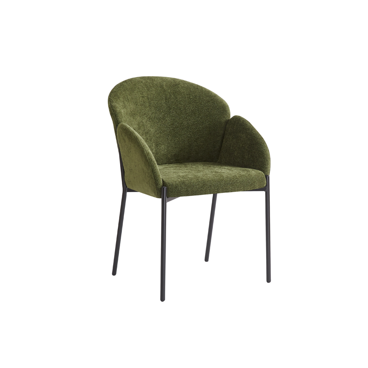 Twenty10 Designs Petal Dining Chair – Olive Soft Weave – Set of 2 (CRIB5)