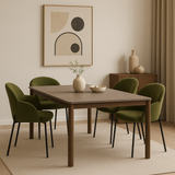 Twenty10 Designs Petal Dining Chair – Olive Soft Weave – Set of 2 (CRIB5)