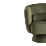 Twenty10 Designs Rachel Armchair – Olive Velvet (CRIB 5)