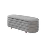 Twenty10 Designs Ripple Ottoman – Dove Boucle