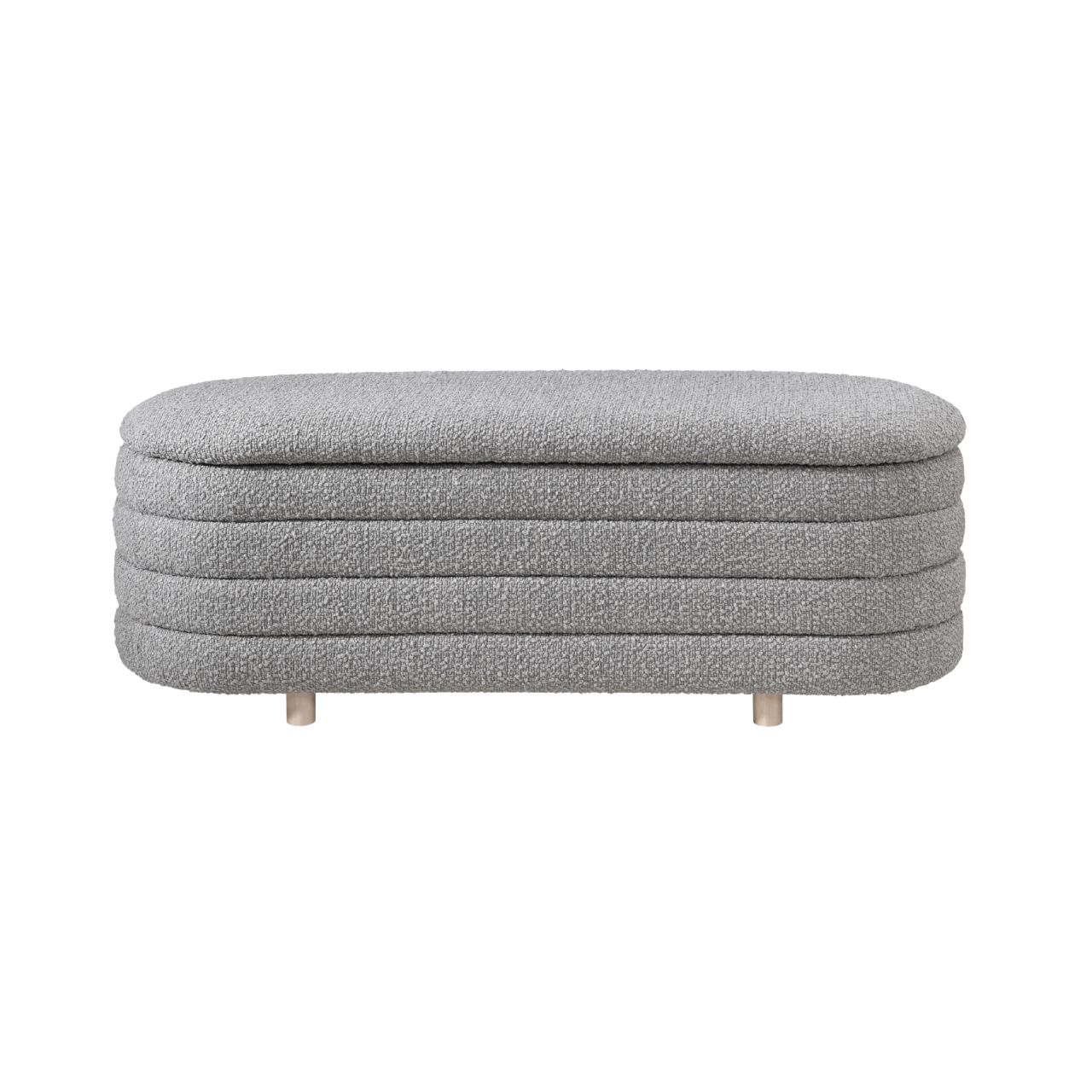 Twenty10 Designs Ripple Ottoman – Dove Boucle