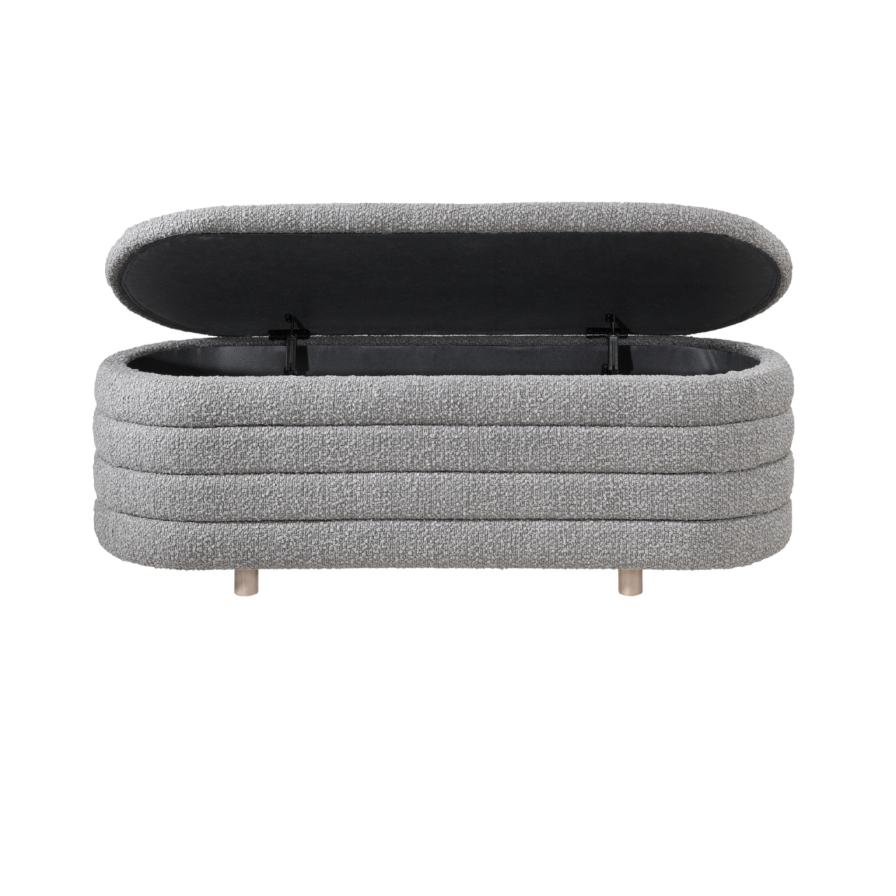 Twenty10 Designs Ripple Ottoman – Dove Boucle
