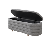 Twenty10 Designs Ripple Ottoman – Dove Boucle