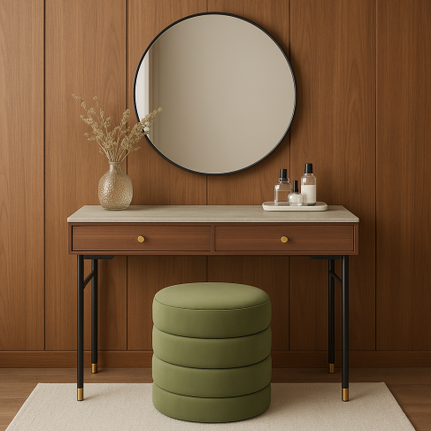 Twenty10 Designs Ripple Stool – Olive Green (CRIB 5)