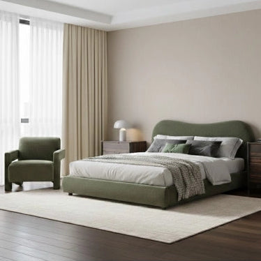 Twenty10 Designs Wave Double Bed – Olive Soft Weave (CRIB 5)