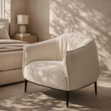 Tommy Franks Tyrone Lounge Chair – Chex Bouclé Polar