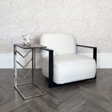 Umalis Framed Shagreen Side Table