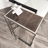 Umalis Framed Shagreen Side Table