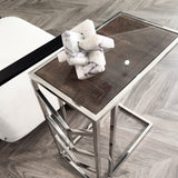 Umalis Framed Shagreen Side Table