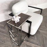 Umalis Framed Shagreen Side Table