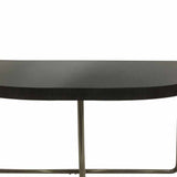Libra Interiors Knightsbridge Half-Moon Console Table