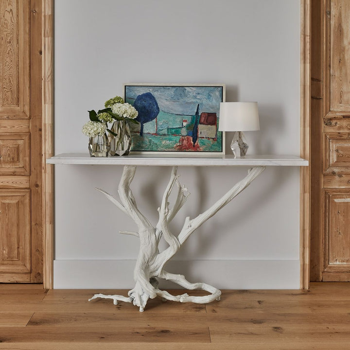 Uttermost Big Sur Console Table – Matte White