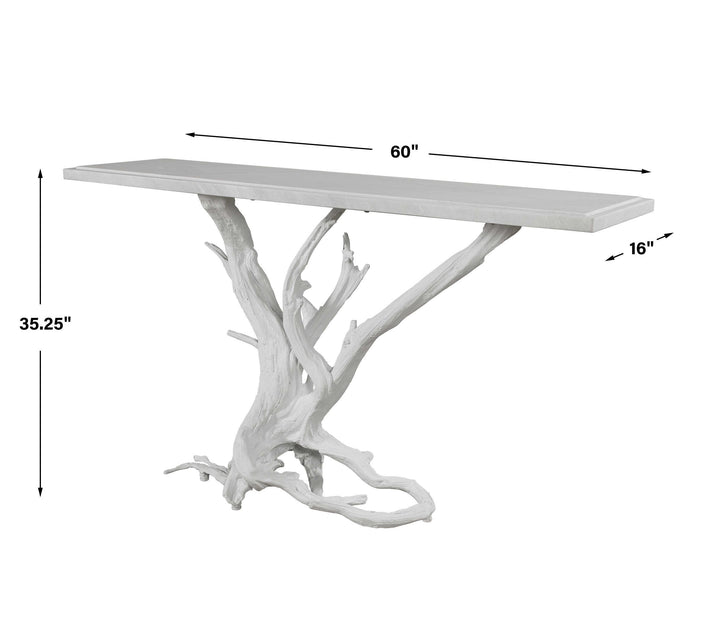 Uttermost Big Sur Console Table – Matte White