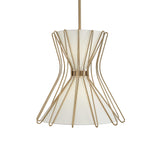 Uttermost Black Label Boomerang 2 Light Pendant – Brass – Small