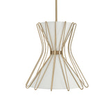 Uttermost Black Label Boomerang 2 Light Pendant – Brass – Small