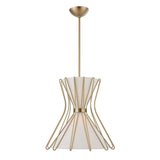 Uttermost Black Label Boomerang 2 Light Pendant – Brass – Small