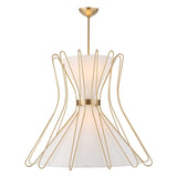 Uttermost Black Label Boomerang 4 Light Pendant – Brass – Grande