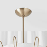 Uttermost Black Label Boomerang 4 Light Pendant – Brass – Grande