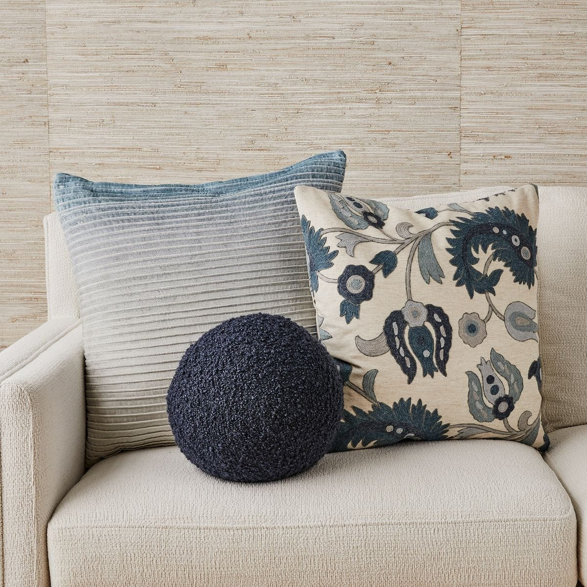 Uttermost Black Label Ball Bearing Cushion – Bumpy Ride Indigo