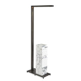 Uttermost Black Label Drinks Stand - Marble and Bronze