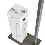 Uttermost Black Label Drinks Stand - Marble and Bronze