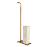Uttermost Black Label Drinks Stand - Travertine and Brass