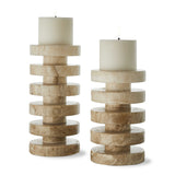 Uttermost Black Label Emora Pillar Candle Holders - Set of 2